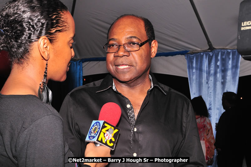 Minister of Tourism, Edmund Bartlett @ Jamaica Jazz and Blues Festival 2009 - Presented by Air Jamaica - Saturday, January 24, 2009 - Venue at the Aqueduct on Rose Hall Resort &amp; Country Club, Montego Bay, Jamaica - Thursday, January 22 - Saturday, January 24, 2009 - Photographs by Net2Market.com - Barry J. Hough Sr, Photographer/Photojournalist - Negril Travel Guide, Negril Jamaica WI - http://www.negriltravelguide.com - info@negriltravelguide.com...!