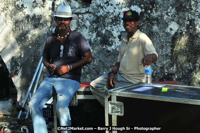 Preparations at the Venue - Jamaica Jazz and Blues Festival 2009, Thursday, January 15, 2009 - Venue at the Aqueduct on Rose Hall Resort &amp; Country Club, Montego Bay, Jamaica - Thursday, January 22 - Saturday, January 24, 2009 - Photographs by Net2Market.com - Barry J. Hough Sr, Photographer/Photojournalist - Negril Travel Guide, Negril Jamaica WI - http://www.negriltravelguide.com - info@negriltravelguide.com...!