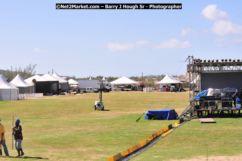 Preparations Continue [One Day To Go] at the Venue & Office - Jamaica Jazz and Blues Festival 2009 - Presented by Air Jamaica - Thursday, January 15, 2009 - Venue at the Aqueduct on Rose Hall Resort &amp; Country Club, Montego Bay, Jamaica - Thursday, January 22 - Saturday, January 24, 2009 - Photographs by Net2Market.com - Barry J. Hough Sr, Photographer/Photojournalist - Negril Travel Guide, Negril Jamaica WI - http://www.negriltravelguide.com - info@negriltravelguide.com...!