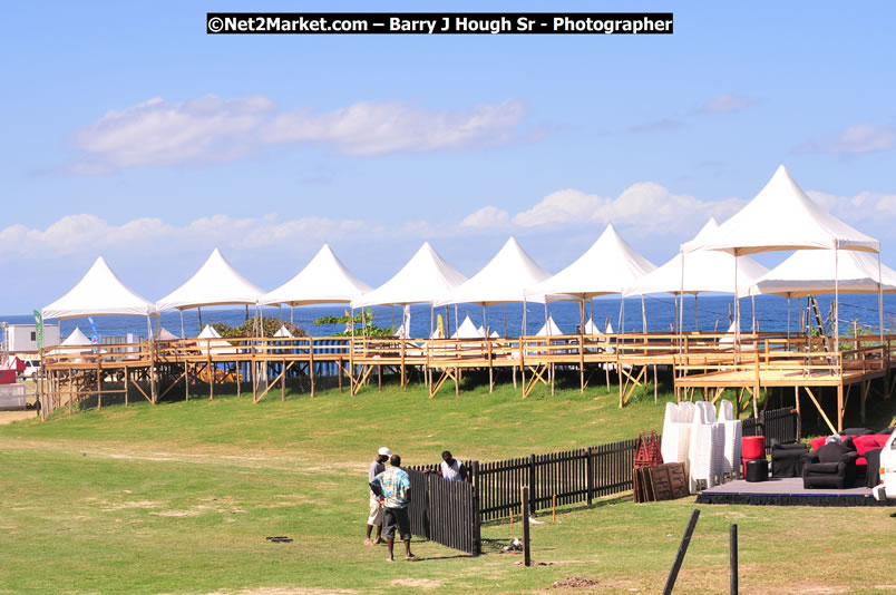 Preparations Continue [One Day To Go] at the Venue & Office - Jamaica Jazz and Blues Festival 2009 - Presented by Air Jamaica - Thursday, January 15, 2009 - Venue at the Aqueduct on Rose Hall Resort &amp; Country Club, Montego Bay, Jamaica - Thursday, January 22 - Saturday, January 24, 2009 - Photographs by Net2Market.com - Barry J. Hough Sr, Photographer/Photojournalist - Negril Travel Guide, Negril Jamaica WI - http://www.negriltravelguide.com - info@negriltravelguide.com...!