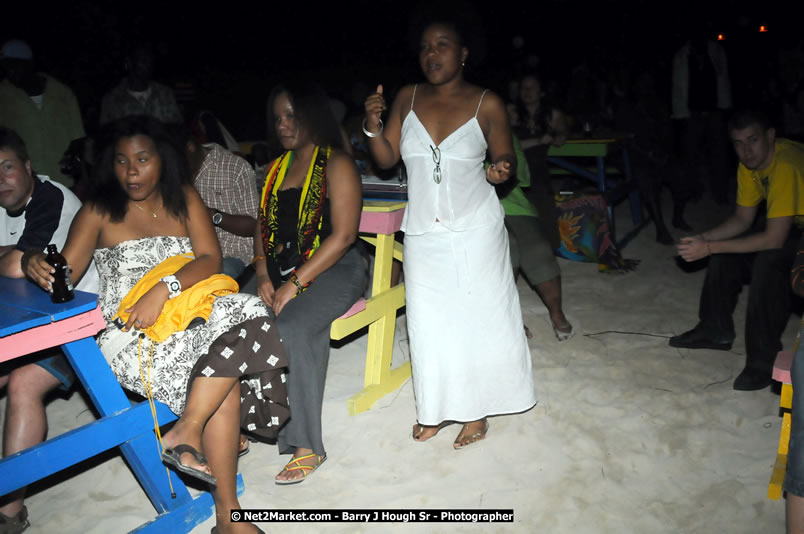 Leroy Sibbles and Gregory Isaacs at Bourbon Beach - Monday, February 11, 2008 - Bourbon Beach, Norman Manley Boulevard, Negril, Westmoreland, Jamaica W.I. - Photographs by Net2Market.com - Barry J. Hough Sr, Photographer - Negril Travel Guide, Negril Jamaica WI - http://www.negriltravelguide.com - info@negriltravelguide.com...!