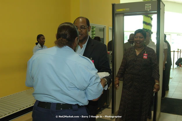 Minister of Tourism, Hon. Edmund Bartlett - Director of Tourism, Basil Smith, and Mayor of Montego Bay, Councillor Charles Sinclair Launch of Winter Tourism Season at Sangster International Airport, Saturday, December 15, 2007 - Sangster International Airport - MBJ Airports Limited, Montego Bay, Jamaica W.I. - Photographs by Net2Market.com - Barry J. Hough Sr, Photographer - Negril Travel Guide, Negril Jamaica WI - http://www.negriltravelguide.com - info@negriltravelguide.com...!