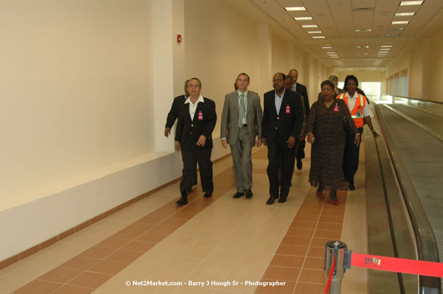 Minister of Tourism, Hon. Edmund Bartlett - Director of Tourism, Basil Smith, and Mayor of Montego Bay, Councillor Charles Sinclair Launch of Winter Tourism Season at Sangster International Airport, Saturday, December 15, 2007 - Sangster International Airport - MBJ Airports Limited, Montego Bay, Jamaica W.I. - Photographs by Net2Market.com - Barry J. Hough Sr, Photographer - Negril Travel Guide, Negril Jamaica WI - http://www.negriltravelguide.com - info@negriltravelguide.com...!