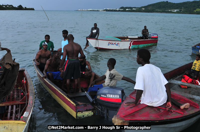 Lucea Cross the Harbour @ Lucea Car Park - All Day Event - Cross the Harbour Swim, Boat Rides, and Entertainment for the Family - Concert Featuring: Bushman, George Nooksl, Little Hero, Bushi One String, Dog Rice and many local Artists - Friday, August 1, 2008 - Lucea, Hanover Jamaica - Photographs by Net2Market.com - Barry J. Hough Sr. Photojournalist/Photograper - Photographs taken with a Nikon D300 - Negril Travel Guide, Negril Jamaica WI - http://www.negriltravelguide.com - info@negriltravelguide.com...!