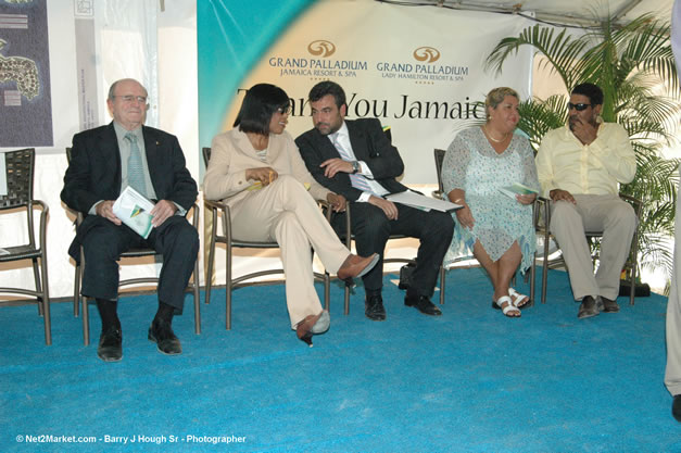 Palladium Hotels & Resorts - Groundbreaking of the 1600-Room Grand Palladium Lady Hamilton Resort & Spa and the Grand Palludium Jamaica Resort & Spa - Special Address: The Most Honorable Portia Simpson-Miller, O.N., M.P., Prime Minister of Jamaica - The Point, Lucea, Hanover, Saturday, November 11, 2006 @ 2:00 pm - Negril Travel Guide, Negril Jamaica WI - http://www.negriltravelguide.com - info@negriltravelguide.com...!