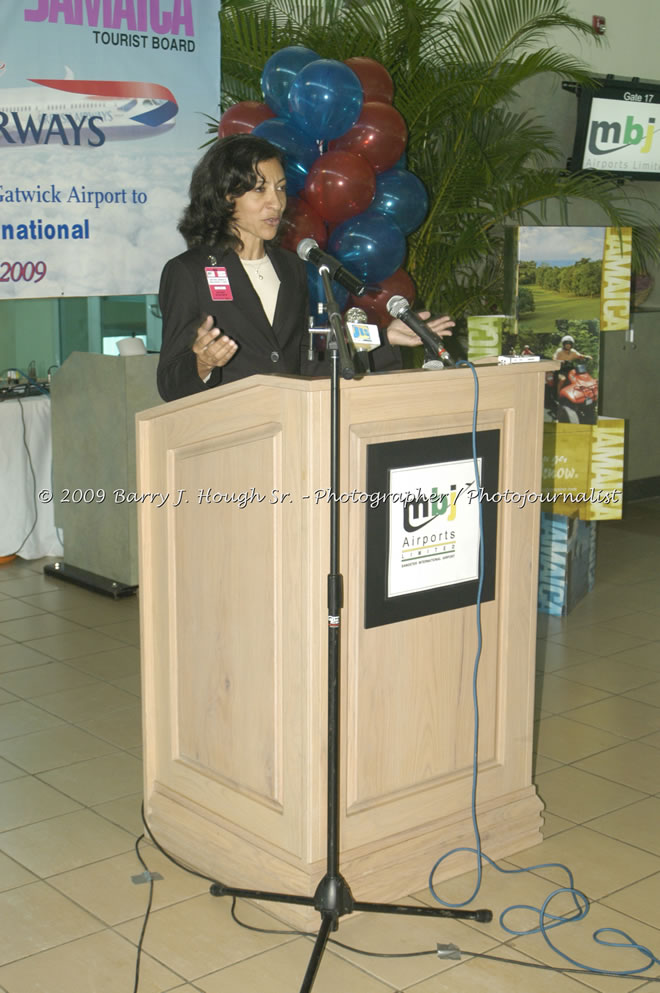  British Airways Inaugurates New Scheduled Service from London Gatwick Airport to Sangster International Airport, Montego Bay, Jamaica, Thursday, October 29, 2009 - Photographs by Barry J. Hough Sr. Photojournalist/Photograper - Photographs taken with a Nikon D70, D100, or D300 - Negril Travel Guide, Negril Jamaica WI - http://www.negriltravelguide.com - info@negriltravelguide.com...!