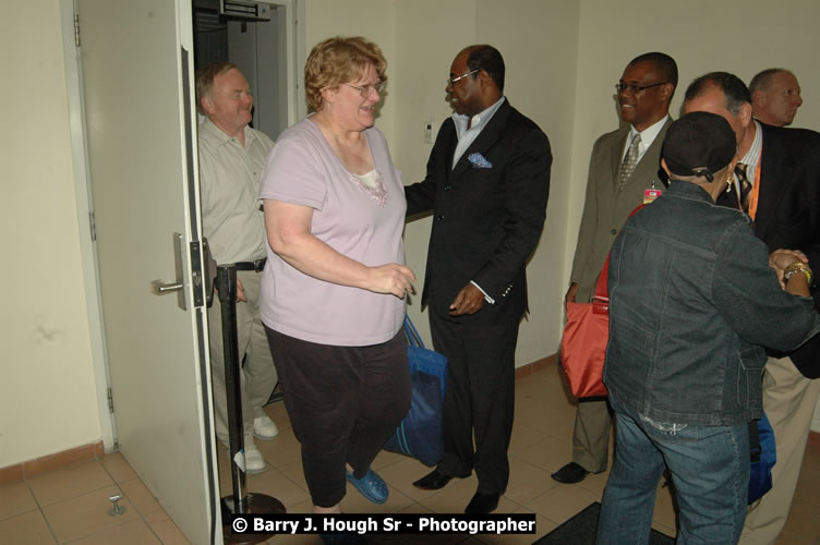 JetBue Airways' Inaugural Air Service between Sangster International Airport, Montego Bay and John F. Kennedy Airport, New York at MBJ Airports Sangster International Airport, Montego Bay, St. James, Jamaica - Thursday, May 21, 2009 - Photographs by Net2Market.com - Barry J. Hough Sr, Photographer/Photojournalist - Negril Travel Guide, Negril Jamaica WI - http://www.negriltravelguide.com - info@negriltravelguide.com...!