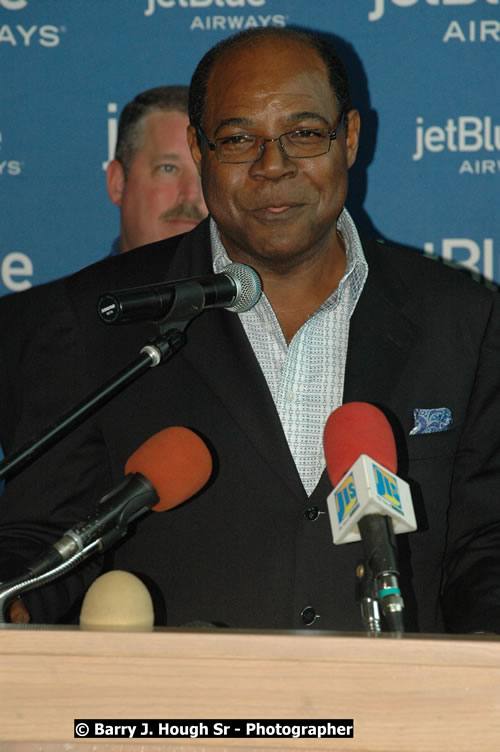 JetBue Airways' Inaugural Air Service between Sangster International Airport, Montego Bay and John F. Kennedy Airport, New York at MBJ Airports Sangster International Airport, Montego Bay, St. James, Jamaica - Thursday, May 21, 2009 - Photographs by Net2Market.com - Barry J. Hough Sr, Photographer/Photojournalist - Negril Travel Guide, Negril Jamaica WI - http://www.negriltravelguide.com - info@negriltravelguide.com...!