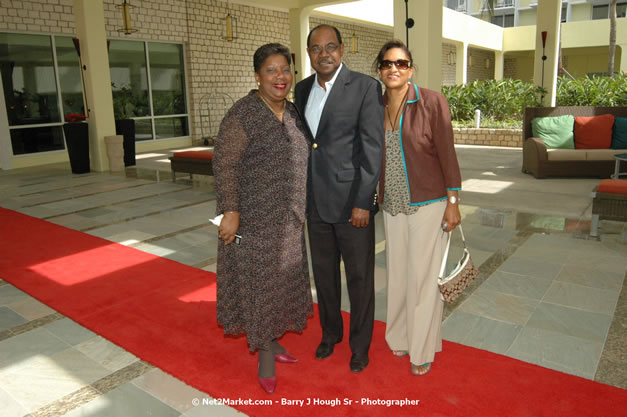 Minister of Toursim Luncheon - Minister of Tourism, Hon. Edmund Bartlett - Director of Tourism, Basil Smith - Saturday, December 15, 2007 - Rose Hall Resort and Country Club, Rose Hall, Montego Bay, Jamaica W.I. - Photographs by Net2Market.com - Barry J. Hough Sr, Photographer - Negril Travel Guide, Negril Jamaica WI - http://www.negriltravelguide.com - info@negriltravelguide.com...!