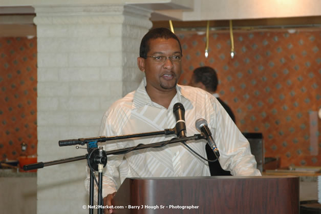 Minister of Toursim Luncheon - Minister of Tourism, Hon. Edmund Bartlett - Director of Tourism, Basil Smith - Saturday, December 15, 2007 - Rose Hall Resort and Country Club, Rose Hall, Montego Bay, Jamaica W.I. - Photographs by Net2Market.com - Barry J. Hough Sr, Photographer - Negril Travel Guide, Negril Jamaica WI - http://www.negriltravelguide.com - info@negriltravelguide.com...!