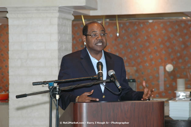 Minister of Toursim Luncheon - Minister of Tourism, Hon. Edmund Bartlett - Director of Tourism, Basil Smith - Saturday, December 15, 2007 - Rose Hall Resort and Country Club, Rose Hall, Montego Bay, Jamaica W.I. - Photographs by Net2Market.com - Barry J. Hough Sr, Photographer - Negril Travel Guide, Negril Jamaica WI - http://www.negriltravelguide.com - info@negriltravelguide.com...!