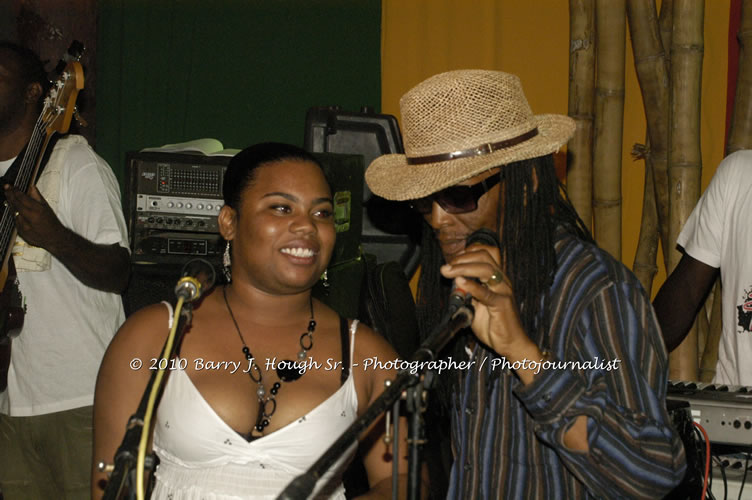 Marcia Griffiths & Edge Michael - Live In Concert - One Love Reggae Concert Series 09/10 @ Negril Escape Resort and Spa, December 29, 2009, One Love Drive, West End, Negril, Westmoreland, Jamaica W.I. - Photographs by Net2Market.com - Barry J. Hough Sr, Photographer/Photojournalist - Negril Travel Guide, Negril Jamaica WI - http://www.negriltravelguide.com - info@negriltravelguide.com...!