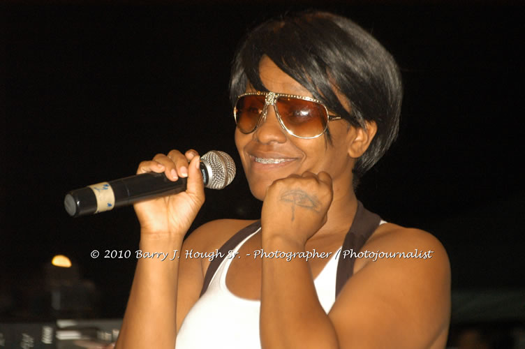 Tanya Stephens - Live In Concert @ Negril Escape Resort and Spa, Backing Band Roots Warrior, plus DJ Gemini, January 26, 2010, One Love Drive, West End, Negril, Westmoreland, Jamaica W.I. - Photographs by Net2Market.com - Barry J. Hough Sr, Photographer/Photojournalist - The Negril Travel Guide - Negril's and Jamaica's Number One Concert Photography Web Site with over 40,000 Jamaican Concert photographs Published -  Negril Travel Guide, Negril Jamaica WI - http://www.negriltravelguide.com - info@negriltravelguide.com...!