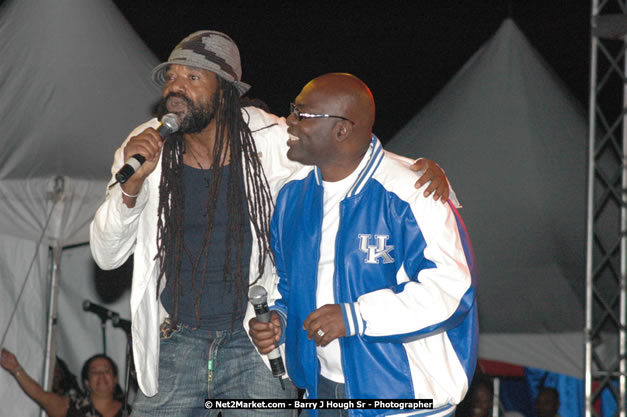 Tony Rebel at Tru-Juice Rebel Salute 2008 - The 15th staging of Tru-Juice Rebel Salute, Saturday, January 12, 2008, Port Kaiser Sports Club, St. Elizabeth, Jamaica W.I. - Photographs by Net2Market.com - Barry J. Hough Sr, Photographer - Negril Travel Guide, Negril Jamaica WI - http://www.negriltravelguide.com - info@negriltravelguide.com...!