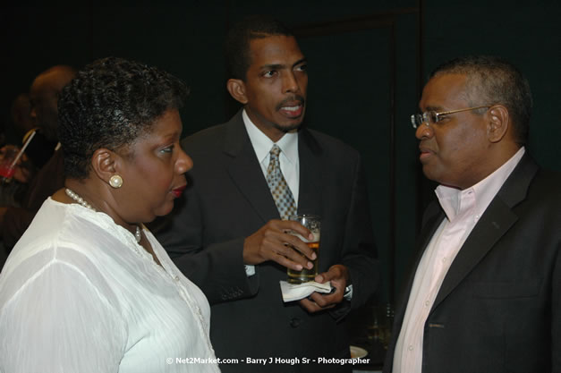 Red Cap Porters Awards - Minister of Tourism, Hon. Edmund Bartlett - Director of Tourism, Basil Smith - Friday, December 14, 2007 - Holiday Inn Sunspree, Montego Bay, Jamaica W.I. - Photographs by Net2Market.com - Barry J. Hough Sr, Photographer - Negril Travel Guide, Negril Jamaica WI - http://www.negriltravelguide.com - info@negriltravelguide.com...!