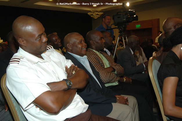 Red Cap Porters Awards - Minister of Tourism, Hon. Edmund Bartlett - Director of Tourism, Basil Smith - Friday, December 14, 2007 - Holiday Inn Sunspree, Montego Bay, Jamaica W.I. - Photographs by Net2Market.com - Barry J. Hough Sr, Photographer - Negril Travel Guide, Negril Jamaica WI - http://www.negriltravelguide.com - info@negriltravelguide.com...!