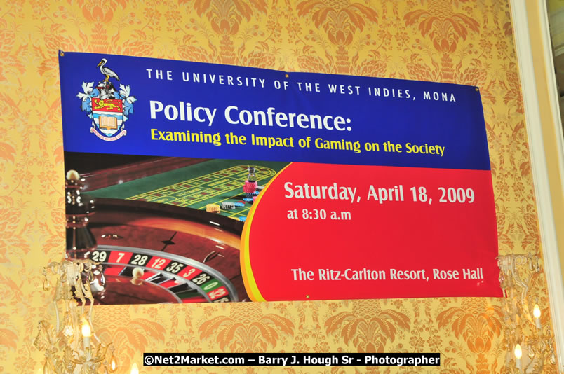 The University Of The West Indies, Mona, Policy Conference: Examining The Impact Of Gaming On The Society, Venue at Ritz - Carlton, Rose Hall, Montego Bay, St James, Jamaica - Saturday, April 18, 2009 - Photographs by Net2Market.com - Barry J. Hough Sr, Photographer/Photojournalist - Negril Travel Guide, Negril Jamaica WI - http://www.negriltravelguide.com - info@negriltravelguide.com...!