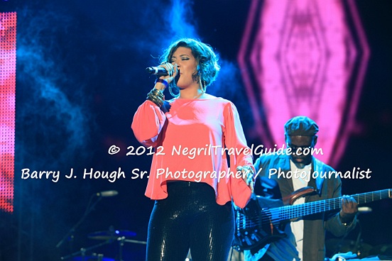 Tessanne Chin at Jamaica Jazz & Blues Festival 2012