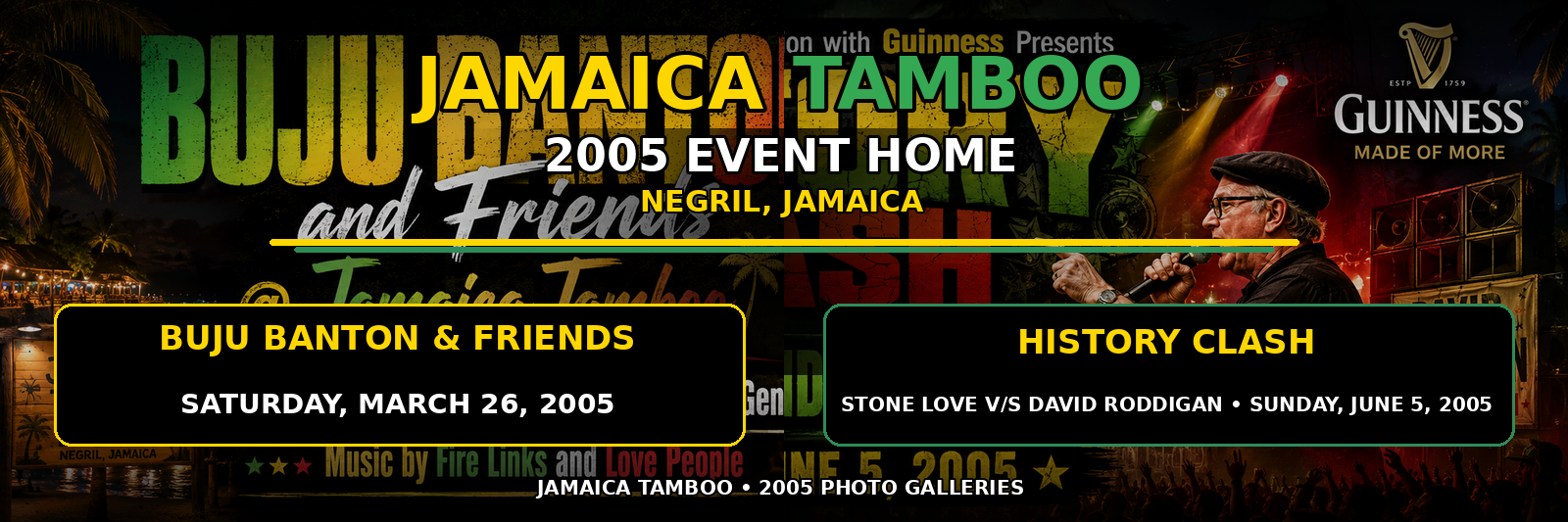 Jamaica Tamboo 2005 Event Home — Negril, Jamaica